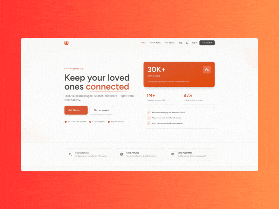 InmateDB website preview
